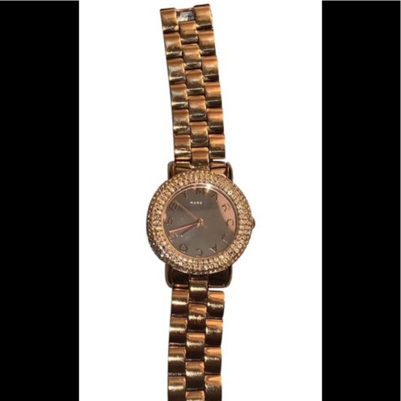 Marc Jacobs rose gold timepiece